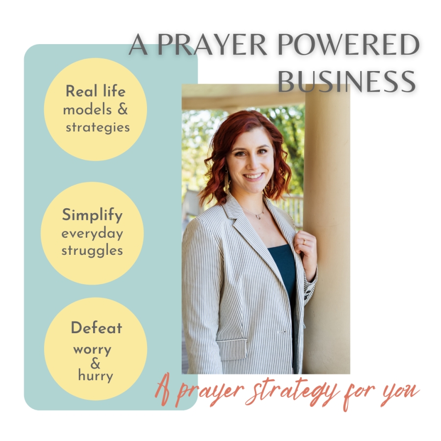 A Prayer Powered Business: Real life models & strategies, simplify everyday struggles, defeat worry & hurry - A prayer strategy for you